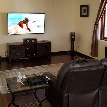 Traditional 5.1 Surround Sound Install