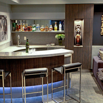 Trafalgar - Contemporary Media Room and Bar