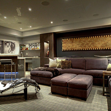 Trafalgar - Contemporary Media Room and Bar