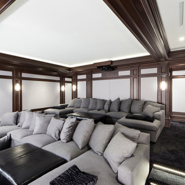 Transitional/modern Custom-made Theater