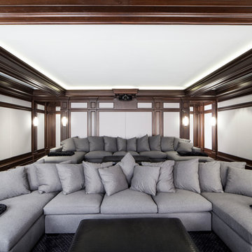 Transitional/modern Custom-made Theater