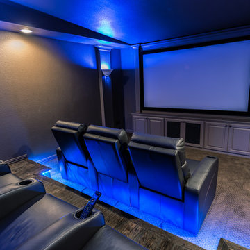 United Leather Custom Theater Seating in Frisco, TX