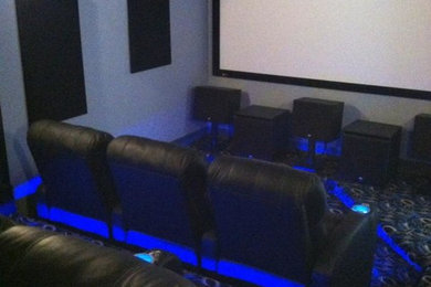 Photo of a home cinema in Tampa.