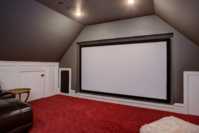 Home theater - home theater idea in Little Rock
