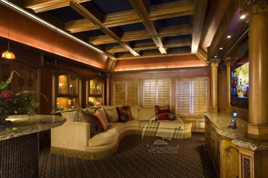Wood home theater