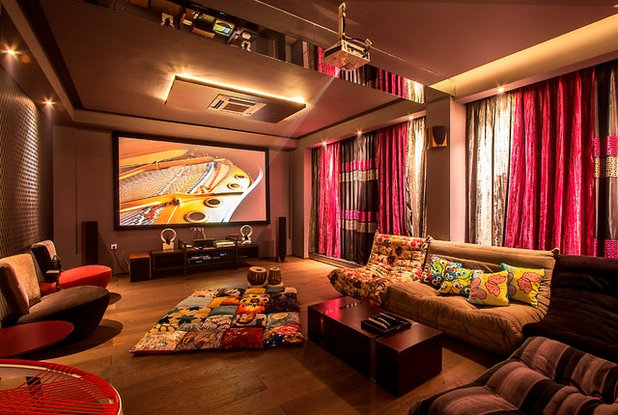 Modern Home Theater by studio ADAPL