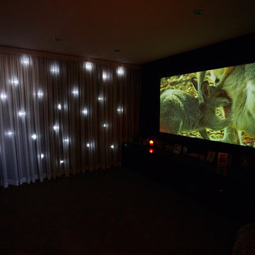 Media Room.  In House Theater.  Home Theater