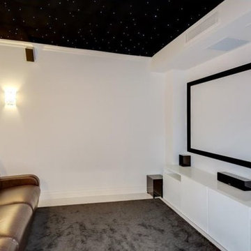 Media Room.  In House Theater.  Home Theater