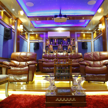 Mr. Srinivas Potluri's 6000 Sqft Luxury Triplex in Traditional Style