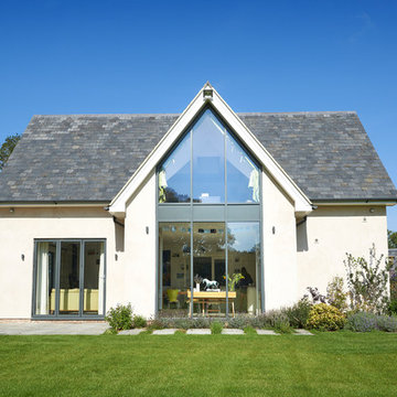 Barn Style wing - Contemporary Georgian House