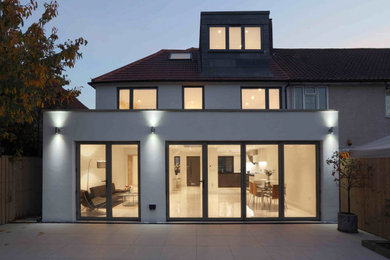 Photo of a modern house exterior in London.