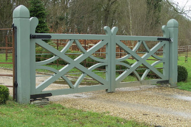 Klassischer Garten in Oxfordshire