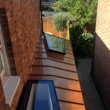 Bronzed Copper Roof Extension