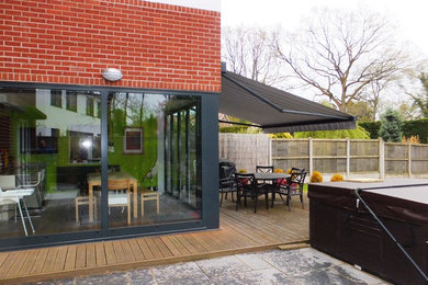 Contemporary awning install Chroler