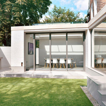 Contemporary Glass Extension for Family Home
