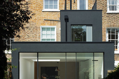 Contemporary house exterior in London.
