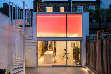 Inspiration for a contemporary house exterior in London.