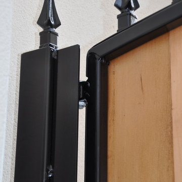 Double Metal Gates with Timber In-fill