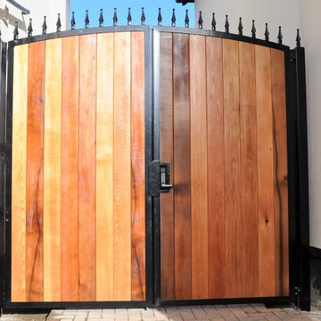 Double Metal Gates with Timber In-fill