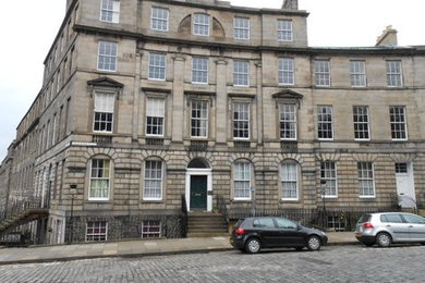 Photo of a classic house exterior in Edinburgh.