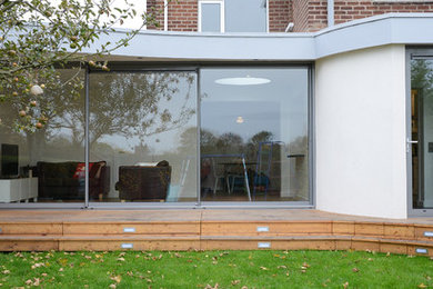Photo of a contemporary house exterior in Belfast.