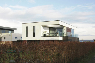This is an example of a modern house exterior in Aarhus.