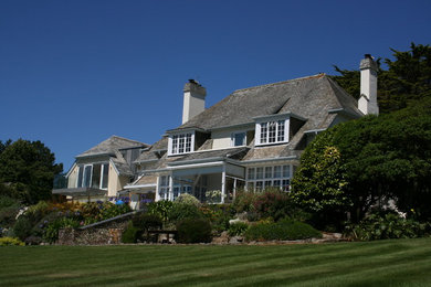 Photo of a country house exterior in Cornwall.