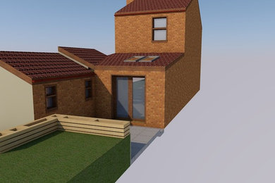 Design ideas for a house exterior in West Midlands.