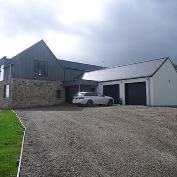 Exterior View, Bespoke house, Arrie