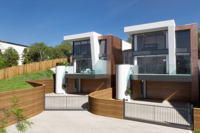 Modern house exterior in Dorset.