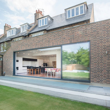 Fabulous kitchen extension spanning the width of the house