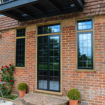 French Doors and Windows in Country Home