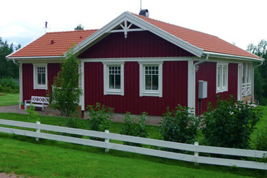 Bild på ett skandinaviskt hus