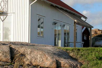 Scandinavian house exterior in Gothenburg.