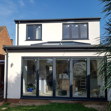Full renovation with rear extension
