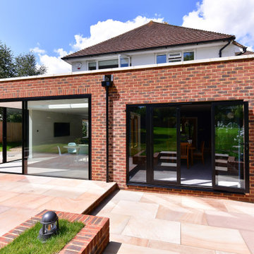 Glazed perfection for single storey extension in Shalford, Surrey