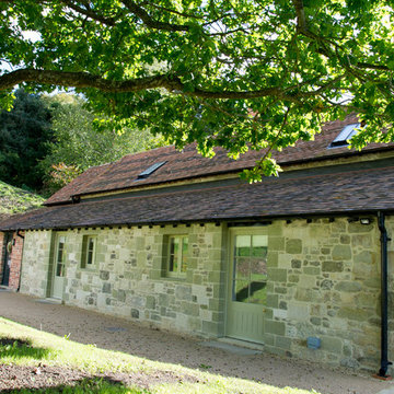 Grade II Listed Cottage renovation & extension with new build garage & workshop