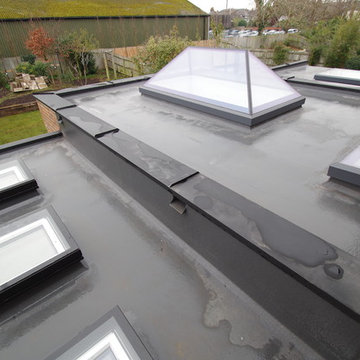 GRP roof and rooflights