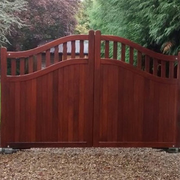 Half Boarded Wooden Gates