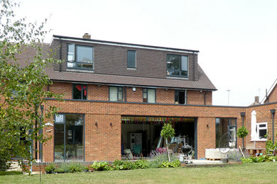 Large contemporary two floor detached house in Hertfordshire.