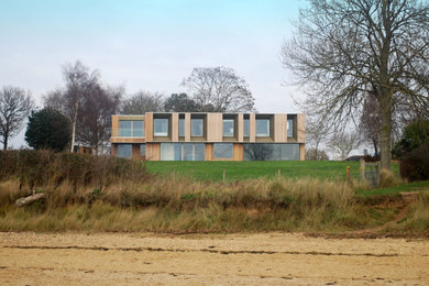 Inspiration for a contemporary house exterior in Essex.