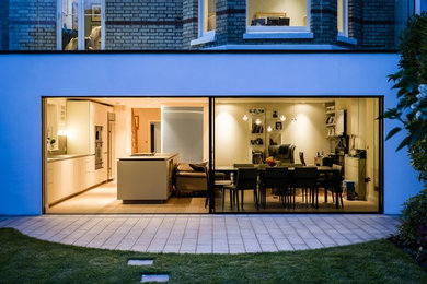 Contemporary house exterior in London.