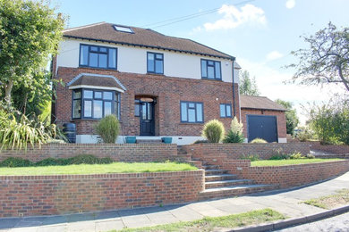 Modern exterior home idea in Kent
