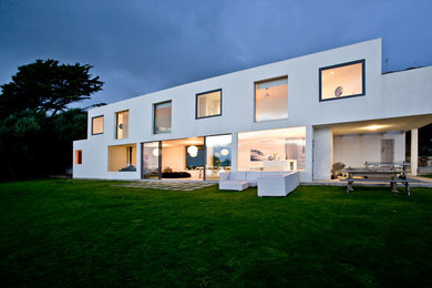 Inspiration for a contemporary house exterior in Cornwall.