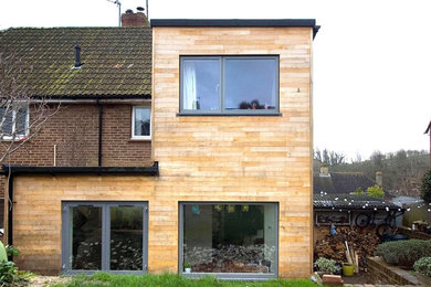 This is an example of a contemporary house exterior in Sussex.