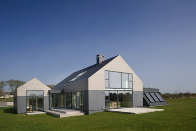 Inspiration for a contemporary house exterior in Dublin.