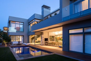 Inspiration for a contemporary house exterior in Other.