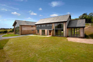 This is an example of a contemporary house exterior in West Midlands.