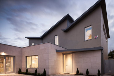 Contemporary exterior home idea in Dublin