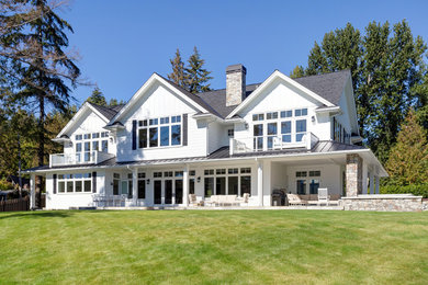 Traditional exterior home idea in Seattle